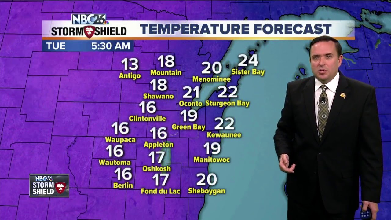Cameron Moreland NBC26 Storm Shield Weather Forecast