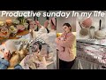 Productive Sunday In My Life Living Alone كيفاش كندوز نهار الأحد و انا ساكنة بوحدي 