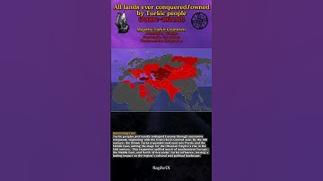 All lands ever conquered by Turkic people 🌍⚔️