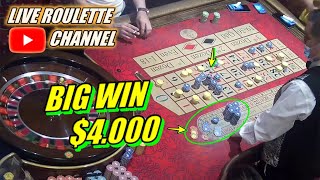 🔴 LIVE ROULETTE | 🚨 BIG WIN 💲4.000 In Las Vegas Casino 🎰Sanday Session Exclusive ✅ 2023-06-18