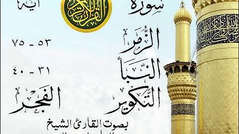أجمل تلاوة خيالية نادرة إبداع الشيخ عبد الباسط عبد الصمد من سورة الزمر وقصار السور - الكويت 29 صدى