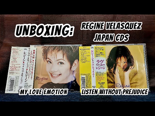 REGINE VELASQUEZ JAPAN CD Unboxing: My Love Emotion & Listen
