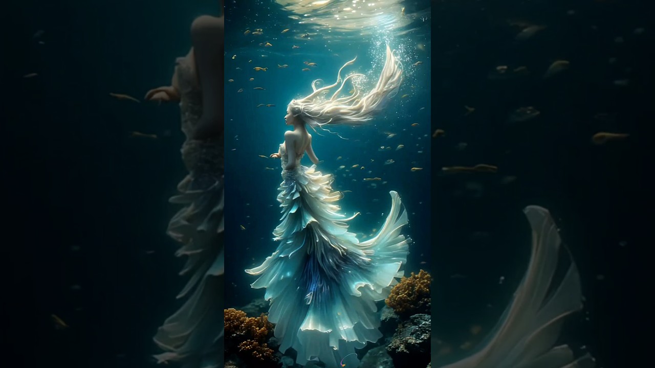 ✨ Dance of the Ocean Queen: A Mermaid's Radiant Ascent 🧜‍♀️🌊💫 