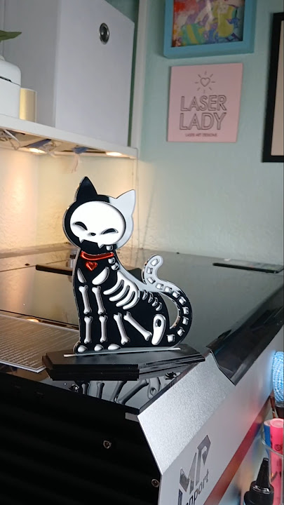 PERFECTLY Align Tiny Laser Cut Pieces *Every Time* with this Trick! 💀 #lasertips #lasercut