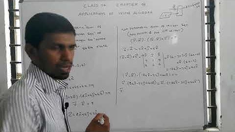 Class 12 Maths | Unit – 6 | Applications of Vector Algebra | Exercise : 6.7| Q.no : 2