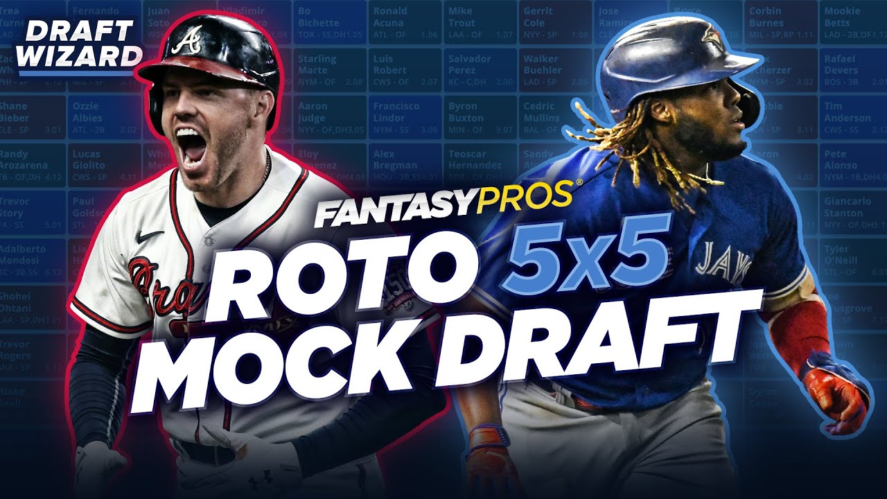 Live Fantasy Baseball Mock Draft 2022, 12 Team 5x5 Roto