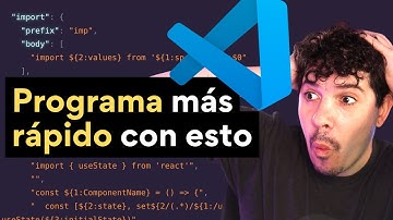 SNIPPETS en VISUAL STUDIO CODE para PROGRAMAR más RÁPIDO