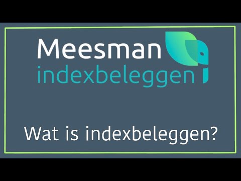 Meesman - Wat is indexbeleggen?