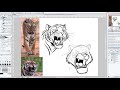 Stuff Sketched: Episode 11 - Cartooning a Tiger (Three Levels of Abstraction)