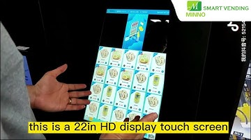 ADA compliant big capacity smart combo vending machine for sale.