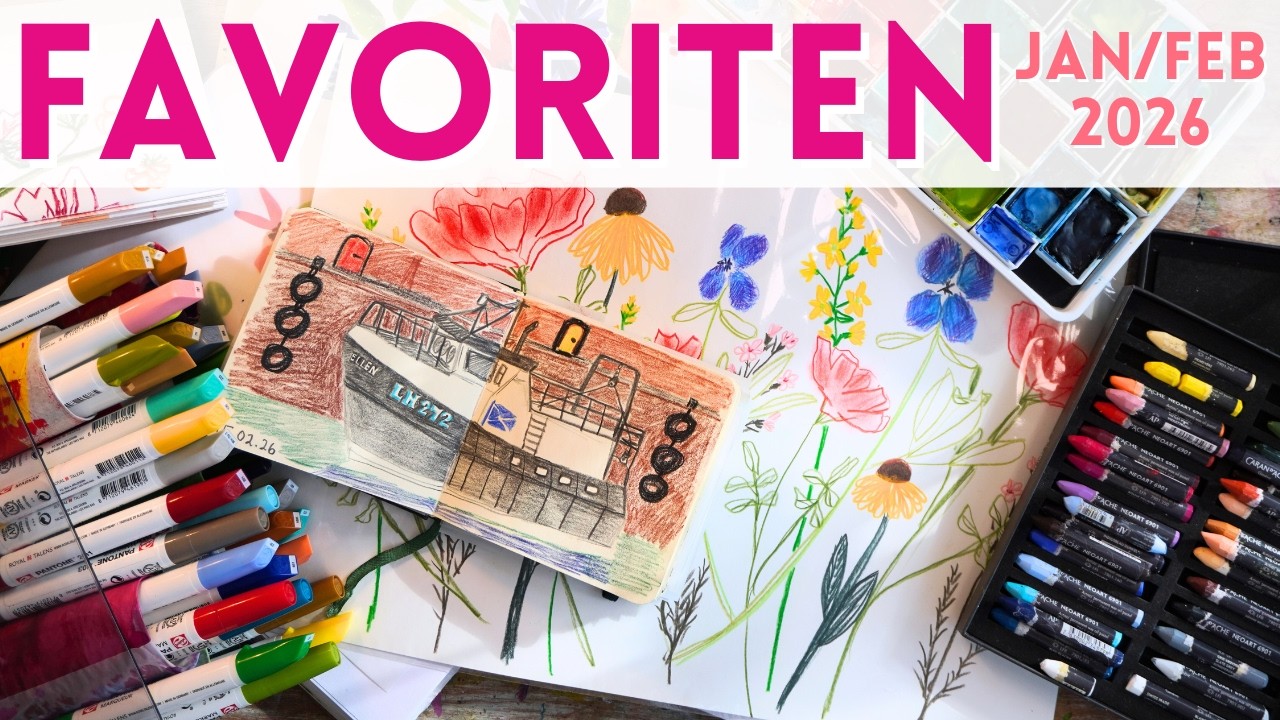 Artsupply Favoriten Januar & Februar – meine meistgenutzten Materialien