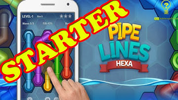 Pipe Lines Starter Level 1 to 120 ( Best Solution )