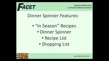 AllRecipes.com Dinner Spinner