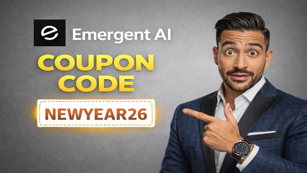Emergent AI Coupon Code 2026 (Save 75%) 100% Working All Plans | Best ...