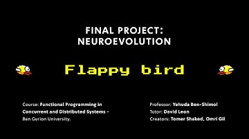 Neuroevolution Flappy Bird Erlang