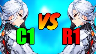 C1 VS R1 Arlecchino