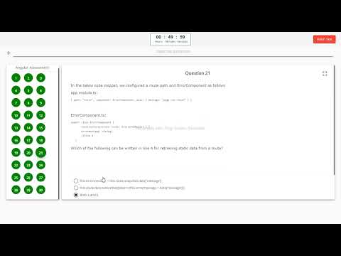 Angular || Infosys