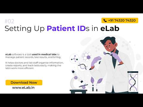 How to Set up Patient ID Format in eLab Software