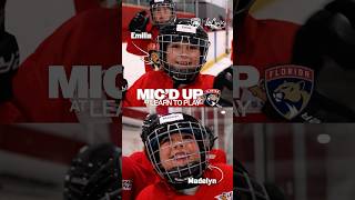 Mic'd up at Panthers Learn to Play ✨