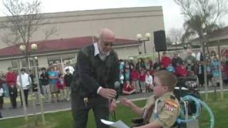 St. John's Bakersfield Flag Pole Dedication.mpg