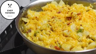 HOW TO MAKE COUNTRY SCRAMBLED EGGS! by Chef Kendra Nguyen 1,111 views 1 year ago 6 minutes, 53 seconds