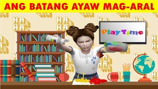ANG BATANG AYAW MAG-ARAL , Kwentong Pambata ,  Bibiboo TV, Filipino Fairy tales