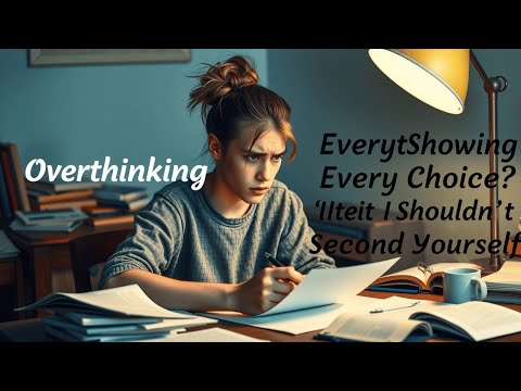 Overthinking Every Choice Here's Why You Shouldn't Second Guess Yourself