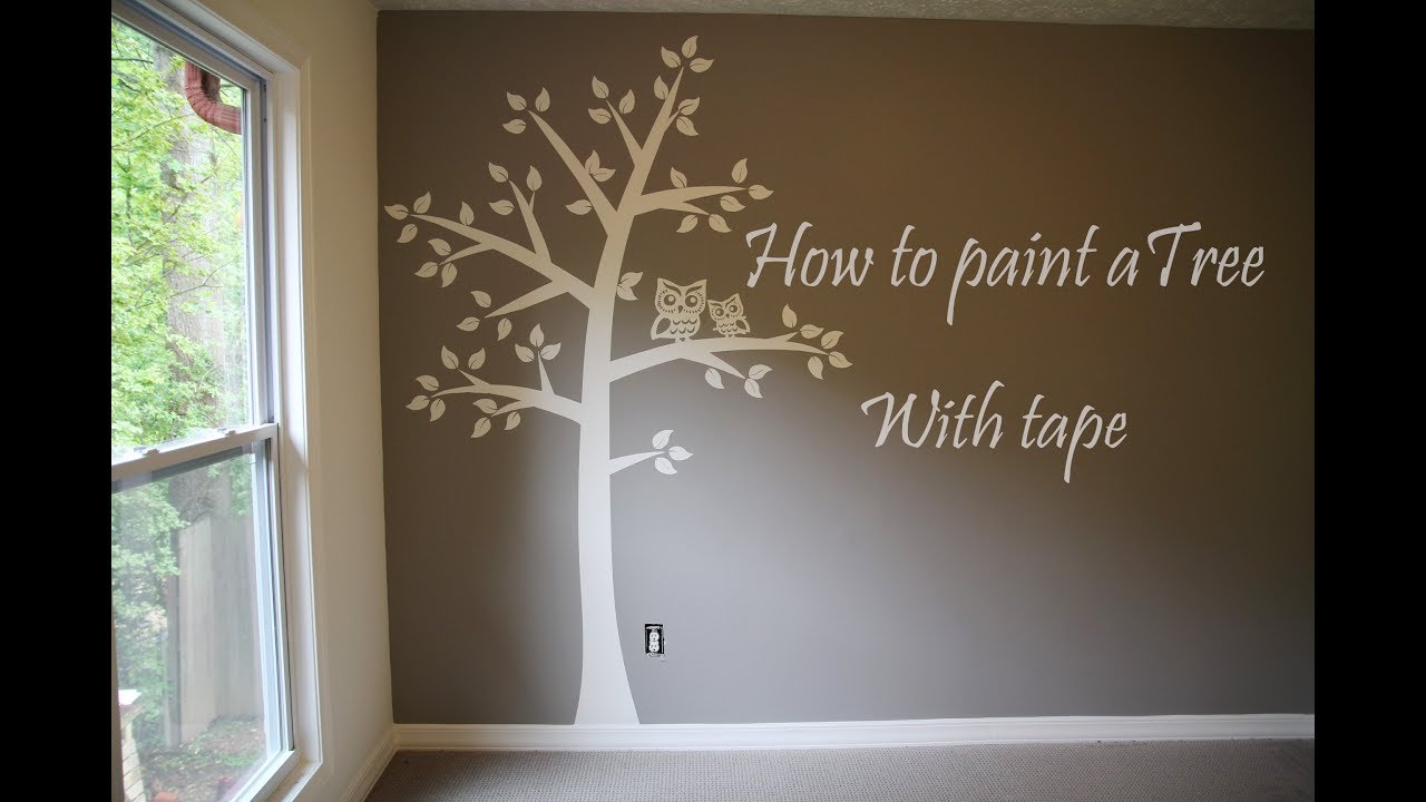 How to Paint "ALMOST PERFECT" Line Patterns on Your Wall! (EASY) YouTube