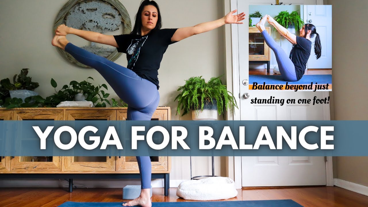 30 Min Yoga Balance Challenge | Yoga class to challenge your balance ...