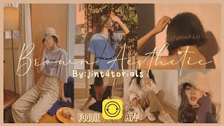 𝙁𝙤𝙤𝙙𝙞𝙚 𝘼𝙥𝙥 Filter Tutorial | 𝘉𝘳𝘰𝘸𝘯 𝘈𝘦𝘴𝘵𝘩𝘦𝘵𝘪𝘤 Filter | Foodie screenshot 3
