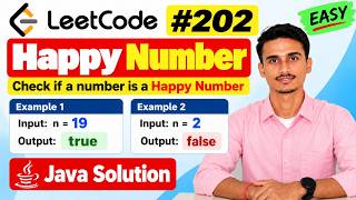 LeetCode 202 Solution | Happy Number | Java | HashSet Approach News