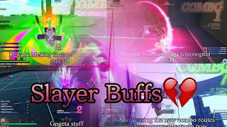 ALLUSIONS 2 || AIR COMBOS AND SLAYER BUFFS!? + CHARACTER SNEAKS...