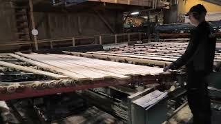 green sorting line
