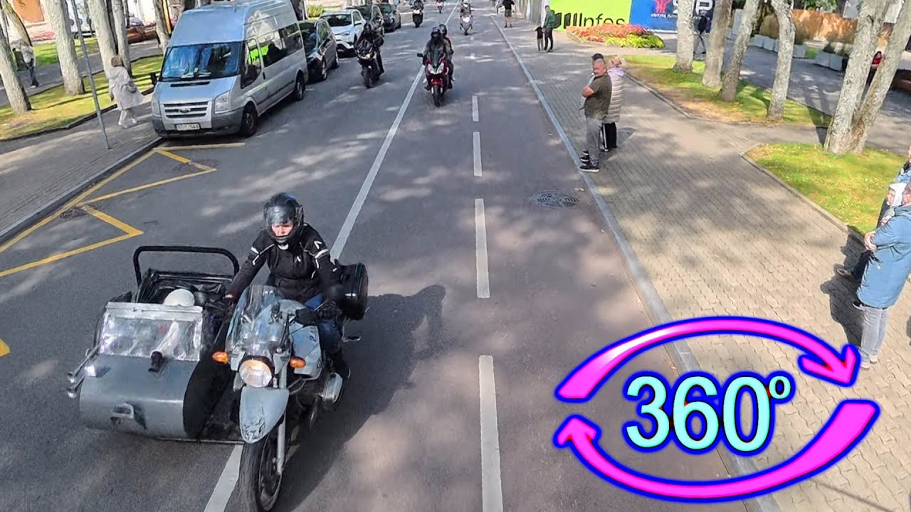 360° MOTOCIKLŲ PARADAS.   PALANGA  - 2025