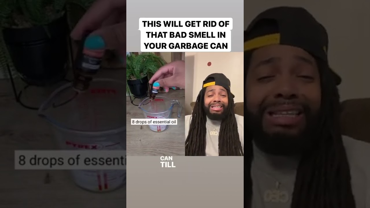 This will get rid of that bad smell in your garbage can 