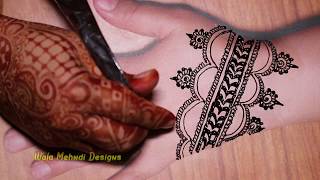 Easy Simple Jewellery Mehndi Design Back Hand ll मेहंदी डिजाइन ll Mehndi Design