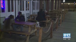 Diners Return To Old Sacramento After Health Order Lifted
