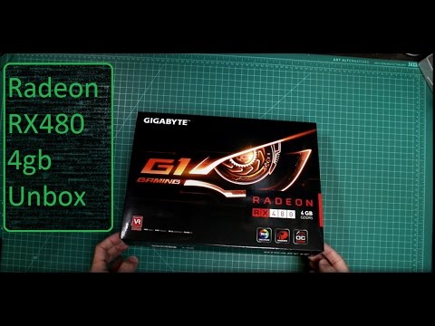 New Editing PC - Gigabyte G1 Gaming Radeon RX480 4gb GDDR5 unboxing