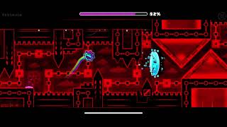 Devil Vortex (Extreme Demon) by ToshDeluxe 74% - 83% | Geometry Dash (Mobile)