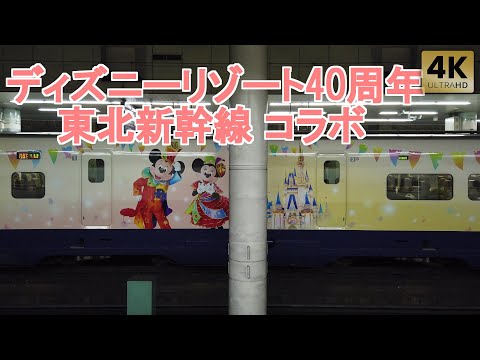 東京ディズニーリゾート40周年｢Magical Dream Shinkansen｣コラボ新幹線 運行開始！東北新幹線 Disney 40