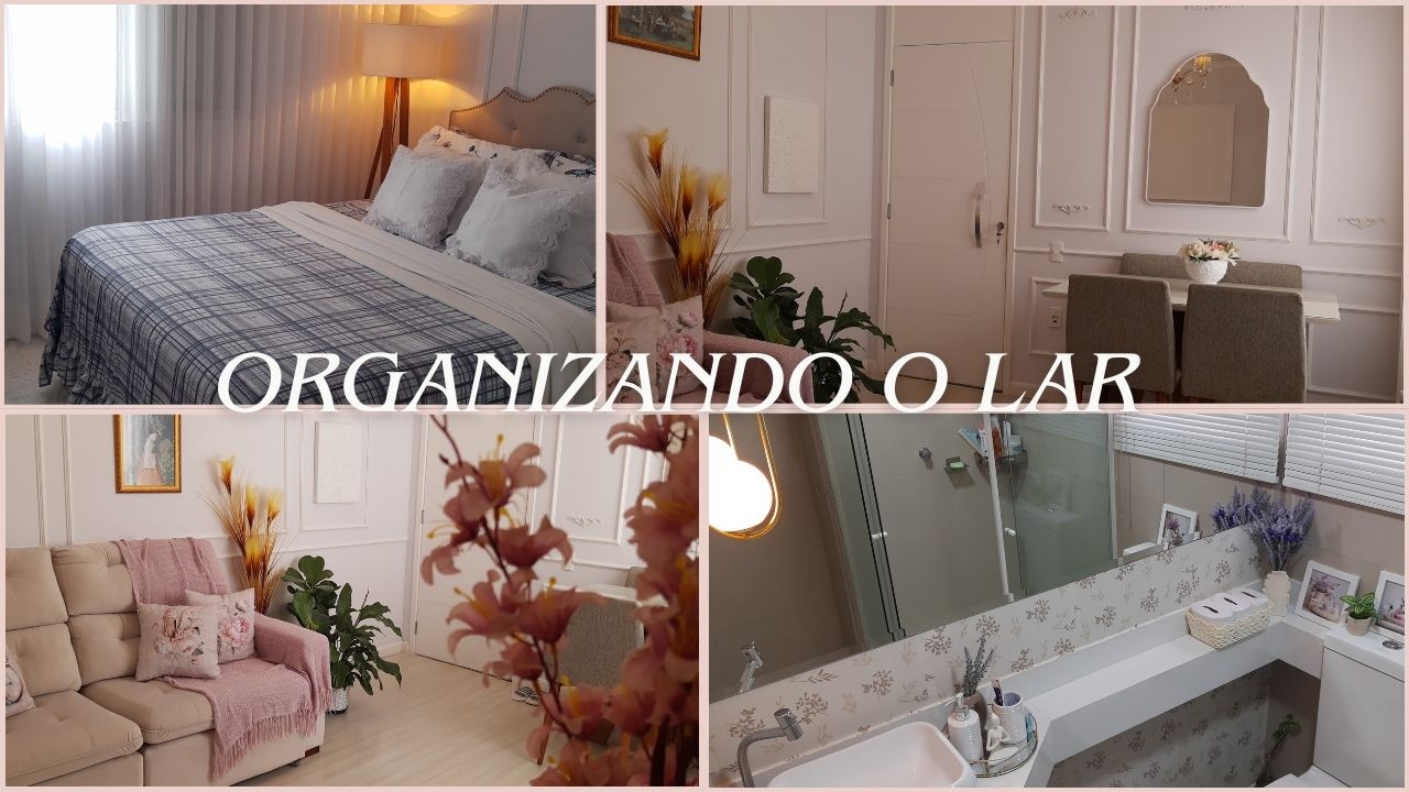 organizando a casa | coloquei meu lindo espelho 🥰