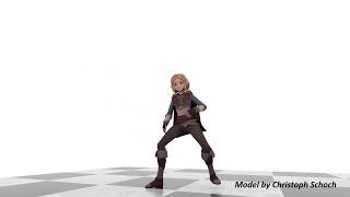 Roundhouse-kick Animation