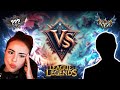 I played in a league of legends tournaments against pro players