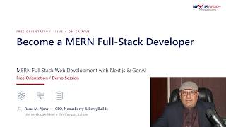 Become a MERN Full-Stack Developer - Demo Session
