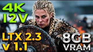 LTX 2.3 v1.1: 4K Image to Video LoRAs! (Free 8GB VRAM Workflow) LTX 2.3 v1.1: 4K Image to Video LoRAs! (Free 8GB VRAM Workflow)