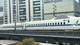 有楽町交通会館　3階テラスから見る新幹線