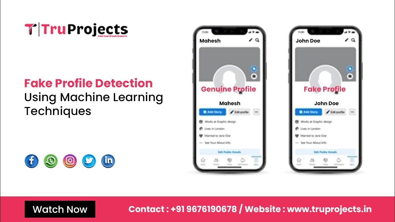 Fake Profile Detection Using Machine Learning Techniques - YouTube