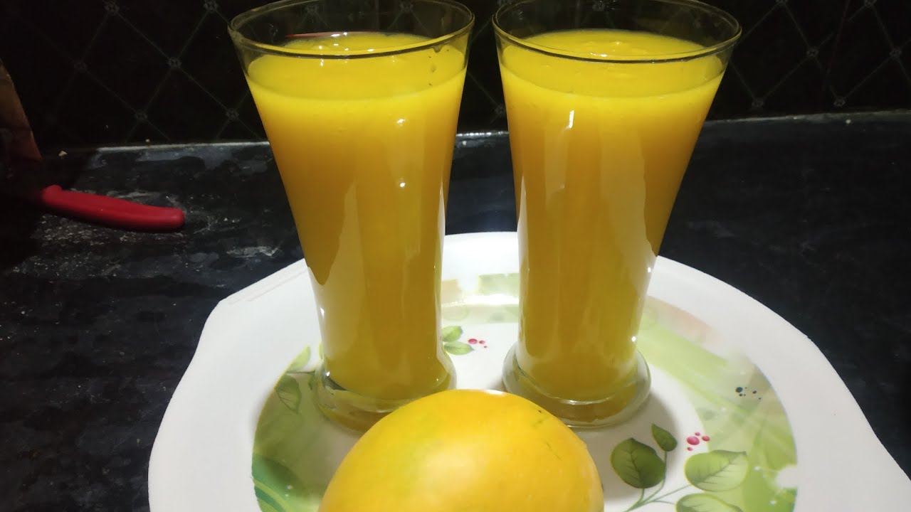 Home made Mango Juice//Simly and Easy Mango Juice YouTube