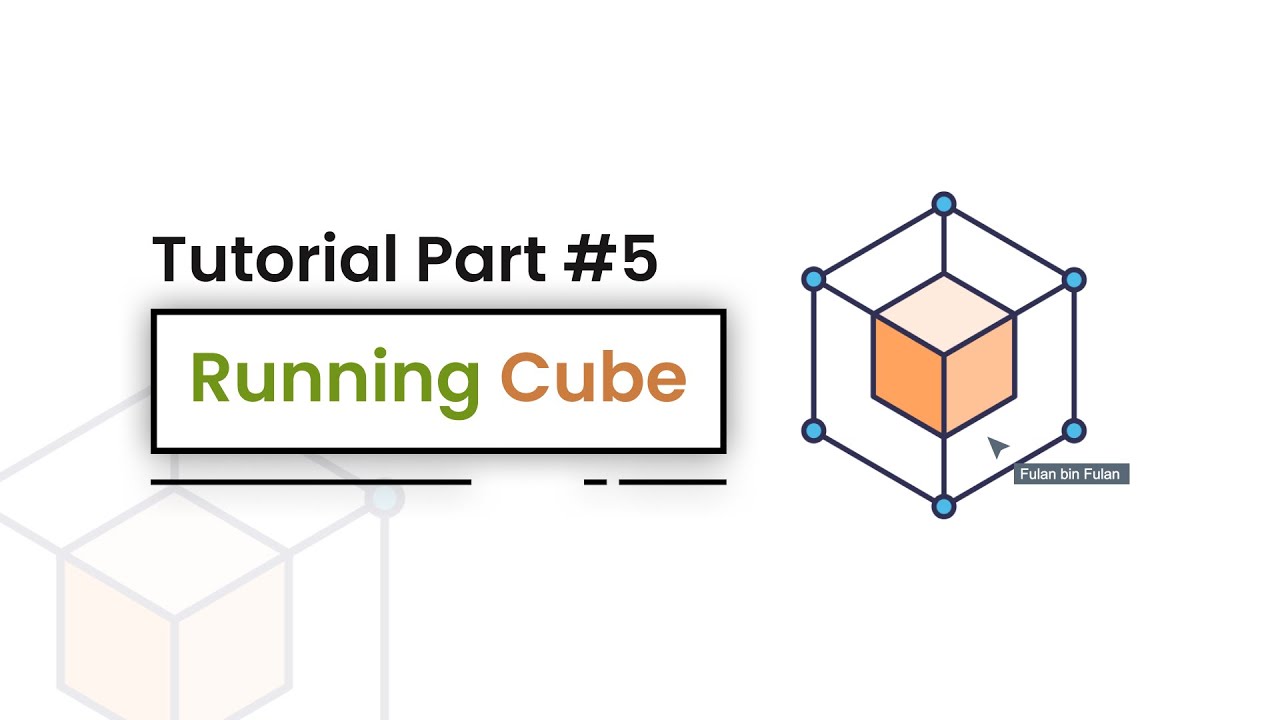End #5 - Running cube tutorial - BuildBox | IT - Fauzan Syarif
