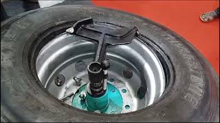 tyre changer tube less tyre #video #engineering